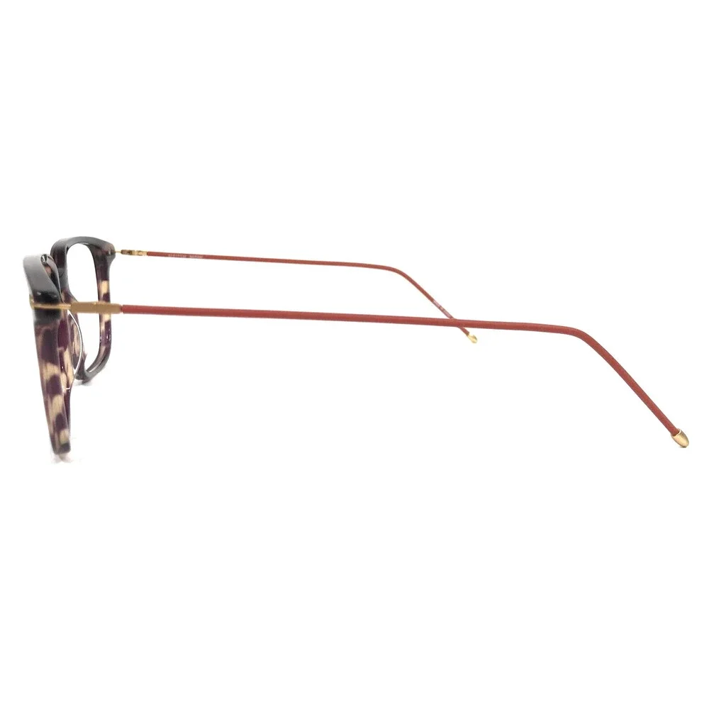 Bulova Eyeglasses Frame KENMORE BROWN Orange Oversized Square Full Rim 54-17-140